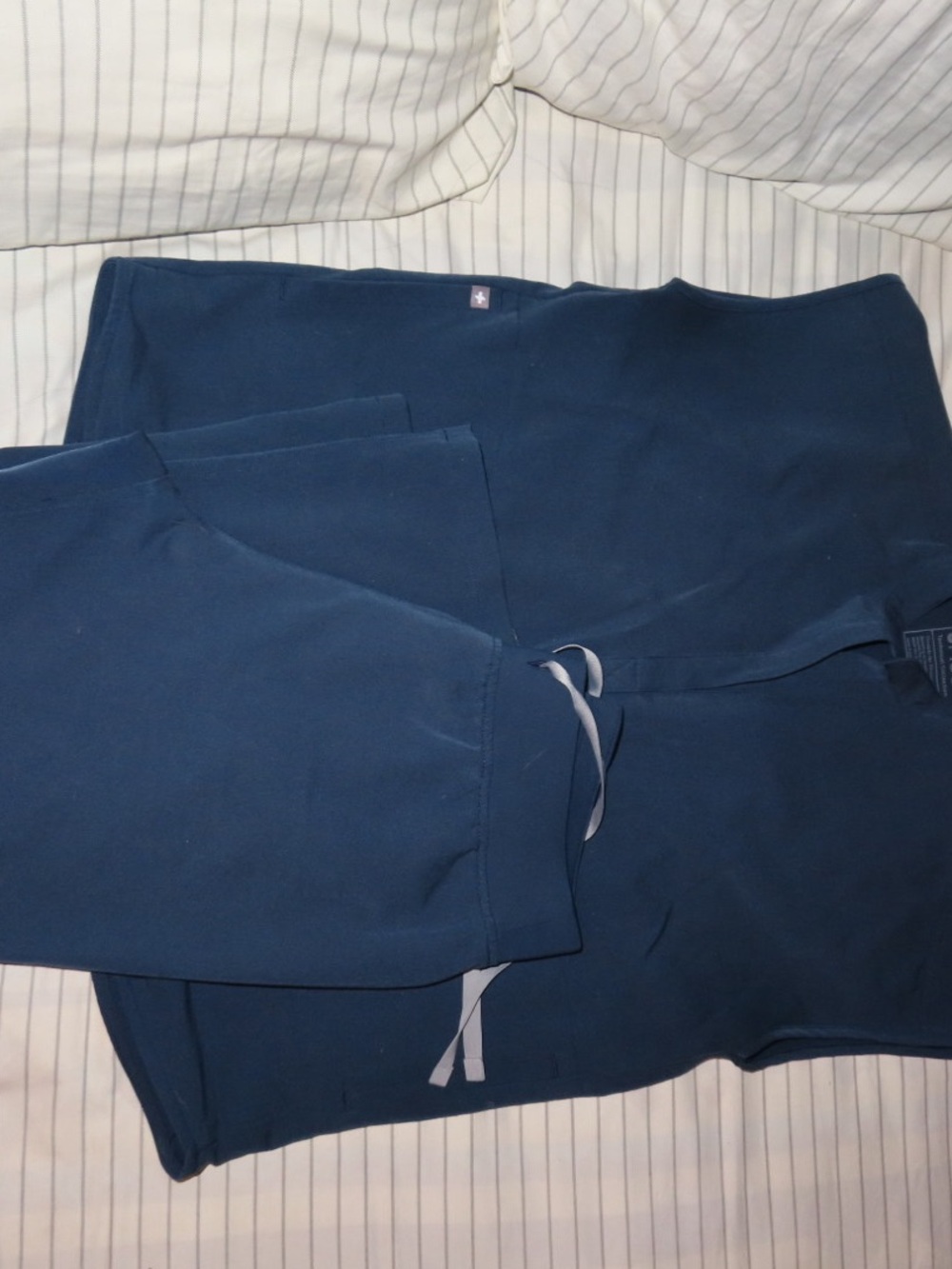 Unbranded Women's Navy Drawstring Scrub Pants